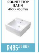 Countertop Basin 460X460mm - Each