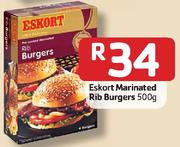 Eskort Marinated Rib Burgers-500g