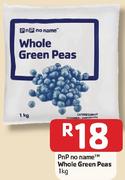 PnP No Name Whole Green Peas-1kg 