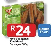 Fry's Vegetarian Traditional Sausages-500g