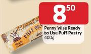 Penny Wise Ready To Use Puff Pastry-400g Each