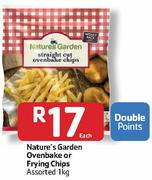 Nature's Garden Ovenbake Or Frying Chips Assorted-1kg Each