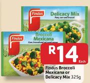 Findus Broccoli Mexicana Or Delicacy Mix-325G Each