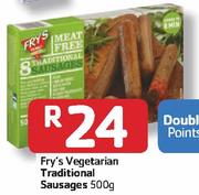 Fry's Vegetarian Traditional Sausages-500Gm