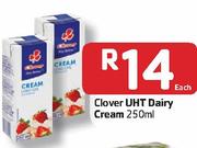 Clover UHT Dairy Cream-250Ml Each