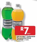 PnP No Name Carbonated Flavoured Soft Drink Assorted-1.5L Each