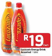 Lucozade Energy Drink Assorted-1L Each