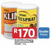 Nestle Klim Or Nespray Full Cream Instant Milk Powder-1.8kg 