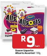 Beacon Liquorice Allsorts Assorted-150g 