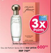 Estee Lauder Pleasures Eau De Perfum Spray-50ml