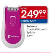 Safeway Corded Women's Epilator (S3891)
