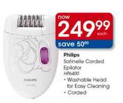 Philips Satinelle Corded Epilator (HP6400)
