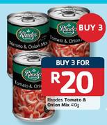 Rhodes Tomato & Onion Mix-3 x 410gm