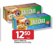 Bakers Salticrax Crackers-200gm Each
