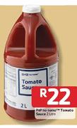 PnP No Name Tomato Sauce -2 Litre