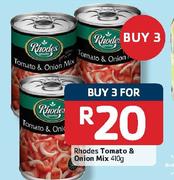 Rhodes Tomato & Onion Mix-3 x 410g