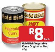 Gold Dish Vegetable Curry Original Or Hot-415g