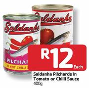 Saldanha Pilchards In Tomato Or Chilli Sauce-400g