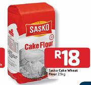 Sasko Cake Wheat Flour - 2.5Kg