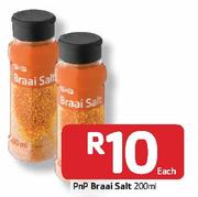 Pnp Braai Salt -200ml Each