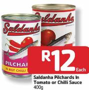 Saldanha Pilchards In Tomato Or Chilli Sauce-400G Each