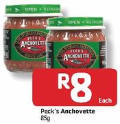 Peck's Anchovette-85g Each