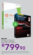 Microsoft Office Home And Student 2013 1 User Software+Bitdefender Internet Security 1 User Software