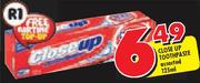 Close Up Toothpaste-125ml