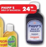 Phipp's Milk Of Magnesia-100ml