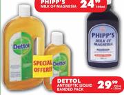 Dettol Antiseptic Liquid Banded Pack-750ml + 250ml
