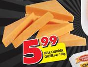 Bulk Cheddar Cheese-Per 100gm