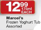Marcel's Frozen Yoghurt Tub Assorted-175ml Each