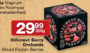 Hillcrest Berry Orchards Mixed Frozen Berries-350g