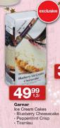 Garnar Ice Cream Cakes Blueberry Cheesecake/Peppermint Crisp/Tiramisu-1.2L