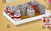Gift Box Tree Decoration Assorted-10cm Each