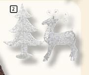 White Wire Tree Or White Wire Deer Each