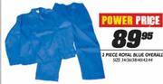 2 Piece Royal Blue Overall (Size 34/36/38/40/42/44)