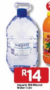 Aquartz Still Mineral Water -5Ltr
