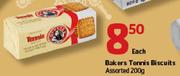 Bakers Tennis Biscuits Assorted -200g