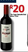 Tin Cups Smooth Red Wine- 750ml