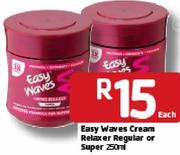 Easy Waves Cream Relaxer Regular Or Super-250Ml Each