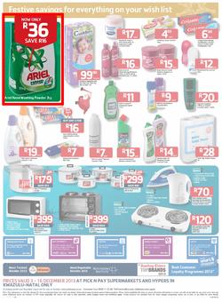 Pick n Pay KwaZulu-Natal- Festive Savings On All Your Holiday Basics ( 03 Dec - 16 Dec 2013 ), page 3