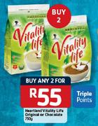  Heartland Vitality Life Original Or Chocolate-2 x 750g