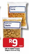 PnP No Name Pasta Shapes Assorted-500g