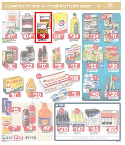 Pick n Pay Hyper: Festive Savings On All Your Holiday Basics ( 03 Dec - 16 Dec 2013), page 3