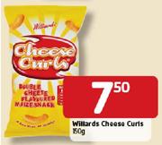 Willards Cheese Curls-150g