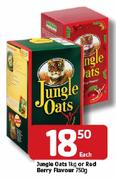 Jungle Oats-1kg/Red Berry Flavour-750g Each
