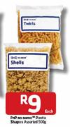  PnP No Name Pasta Shapes Assorted-500g Each