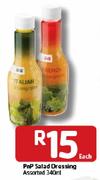 PnP Salad Dressing Assorted-340ml Each
