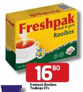 Freshpak Rooibos Teabags-80's Pack